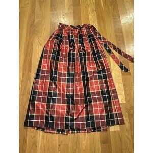 Brooks Brothers Plaid 100% Silk Plaid Skirt Size 2